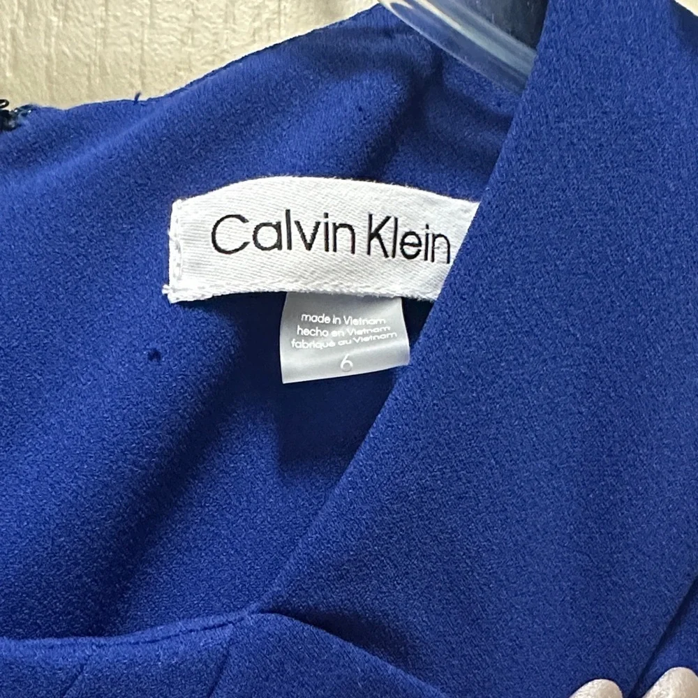 Calvin Klein Royal Blue Maxi Pantsuit